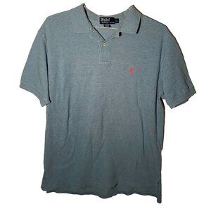 Polo Ralph Lauren Polo Shirt Light Blue Short Sleeve Men's‎ XL